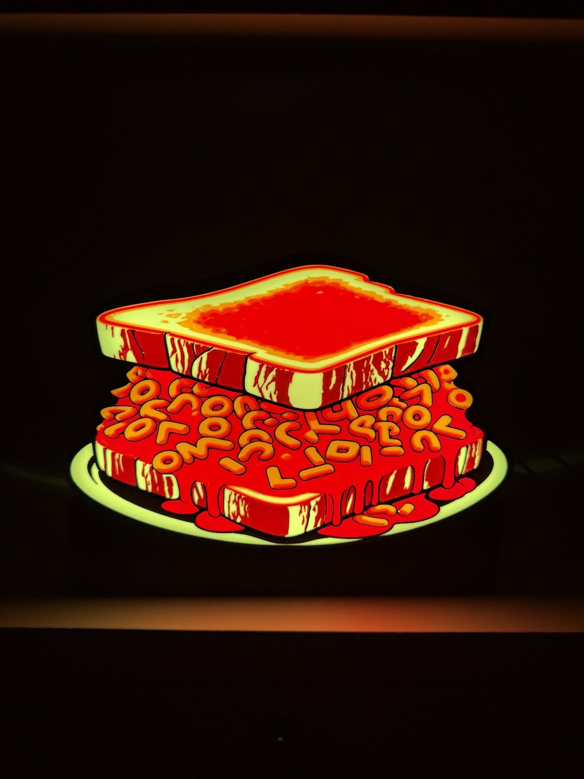 Tomato soup custom lightbox
