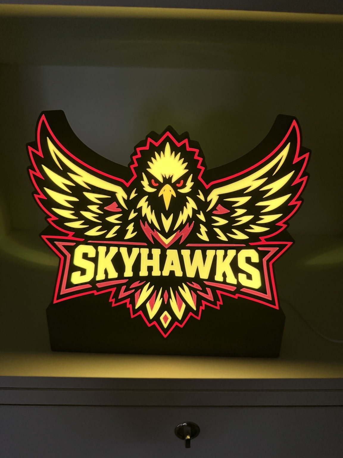 Skyhawks custom lightbox